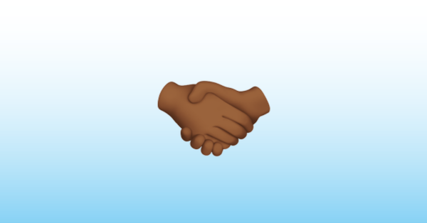 Handshake Medium Dark Skin Tone Emoji