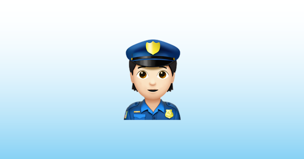 Police Officer Light Skin Tone Emoji