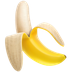 Bagaimana Banana emoji terlihat di Apple.