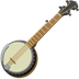 Jak wygląda emoji Banjo w Apple.