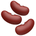 Biểu tượng cảm xúc Hạt đậu trông như thế nào trên Apple.