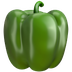 Bagaimana Bell Pepper emoji terlihat di Apple.