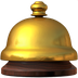 Bagaimana Bellhop Bell emoji terlihat di Apple.