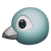 Bagaimana Bird emoji terlihat di Apple.