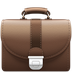 Bagaimana Briefcase emoji terlihat di Apple.