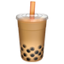 Jak wygląda emoji Napój bubble tea w Apple.