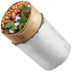 Bagaimana Burrito emoji terlihat di Apple.