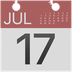 Bagaimana emoji Kalendar kelihatan di Apple.