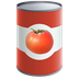 Bagaimana Canned Food emoji terlihat di Apple.