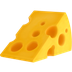 Bagaimana Cheese Wedge emoji terlihat di Apple.