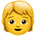 Jak wygląda emoji Dziecko w Apple.