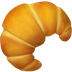 Bagaimana Croissant emoji terlihat di Apple.