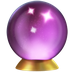 Bagaimana Crystal Ball emoji terlihat di Apple.