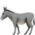 Bagaimana Donkey emoji terlihat di Apple.