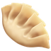 Bagaimana Dumpling emoji terlihat di Apple.