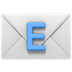 Bagaimana E-Mail emoji terlihat di Apple.