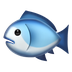 Bagaimana Fish emoji terlihat di Apple.