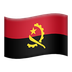 Bagaimana Flag: Angola emoji terlihat di Apple.