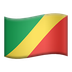 Bagaimana emoji Bendera: Congo - Brazzaville kelihatan di Apple.