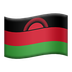 Bagaimana Flag: Malawi emoji terlihat di Apple.