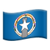 Bagaimana Flag: Northern Mariana Islands emoji terlihat di Apple.