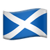 Bagaimana Flag: Scotland emoji terlihat di Apple.