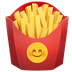 Bagaimana French Fries emoji terlihat di Apple.