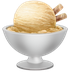 Bagaimana Ice Cream emoji terlihat di Apple.