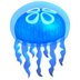 Bagaimana Jellyfish emoji terlihat di Apple.