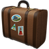 Bagaimana Luggage emoji terlihat di Apple.