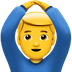 Jak wygląda emoji Mężczyzna pokazujący „ojej!” w Apple.