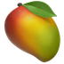 Jak wygląda emoji Mango w Apple.