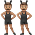 Wie Männer mit Hasenohren: mittlere Hautfarbe Emoji auf Apple aussieht.
