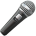 Bagaimana Microphone emoji terlihat di Apple.