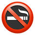 Bagaimana No Smoking emoji terlihat di Apple.