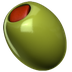 Jak wygląda emoji Oliwka w Apple.