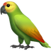 Bagaimana Parrot emoji terlihat di Apple.