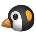 Bagaimana Penguin emoji terlihat di Apple.