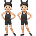 Wie Personen mit Hasenohren: helle Hautfarbe Emoji auf Apple aussieht.