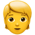 Jak wygląda emoji Dorosły w Apple.