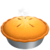 Bagaimana Pie emoji terlihat di Apple.