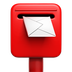 Bagaimana Postbox emoji terlihat di Apple.