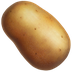 Bagaimana Potato emoji terlihat di Apple.