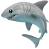 Bagaimana Shark emoji terlihat di Apple.