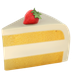 Bagaimana Shortcake emoji terlihat di Apple.