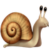 Bagaimana Snail emoji terlihat di Apple.