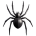 Bagaimana Spider emoji terlihat di Apple.