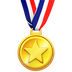 Jak wygląda emoji Medal sportowy w Apple.