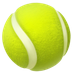 Bagaimana Tennis emoji terlihat di Apple.