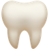 Bagaimana Tooth emoji terlihat di Apple.